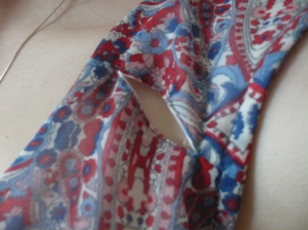 Gemustertes Sommerkleid