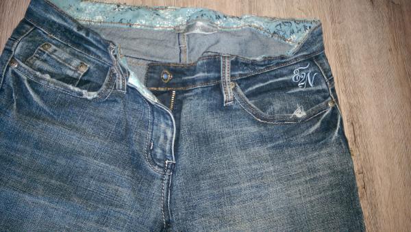 Caprihose im Usedlook