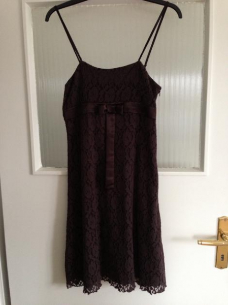 Spitzenkleid, braun