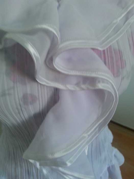 Romantisches Vollan Top weiß S