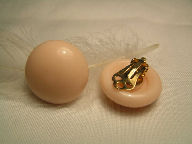 schlichte Ohrclips, true vintage