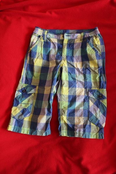 Bermuda karriert, Gr 158, kurze Hose, Short