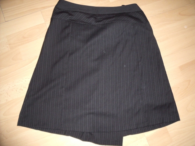 schwarzer nadelstreifen Rock, Business