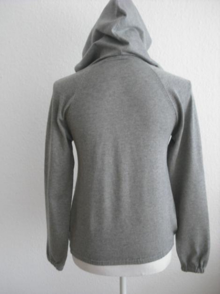 Schlumpf, Cardigan, Hoodie in Jersey-Strick, Gr. S