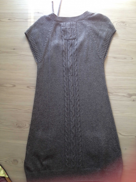 EDC by Esprit Strickkleid Grau Gr M
