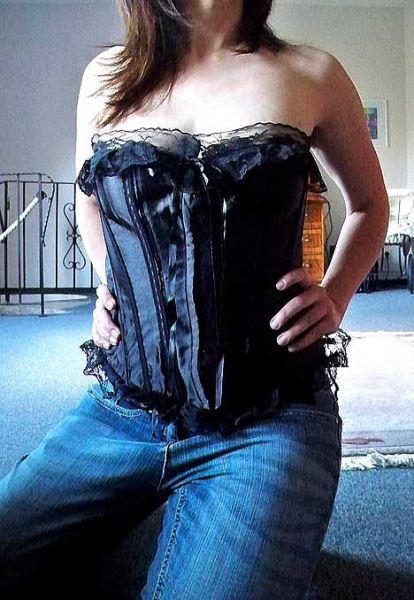 Sexy Corsage+String, HeavyMetal,Gothic