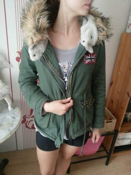 Schöne warme Winterjacke