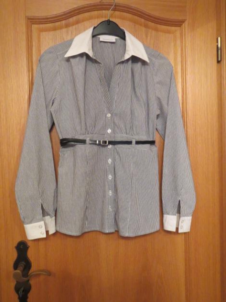 Bluse, Gr.36/38, gestreift, Büro 
