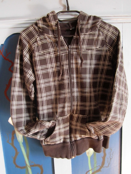 kuschleliger, stylischer Fleece-Hoodie mit Muster