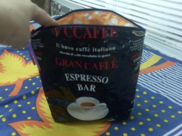 *** NEU ~ Kosmetiktasche ~ Kaffeetütentasche *** 