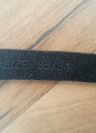 Ledergürtel Diesel Gr. 36 S 85 cm schwarz NEU