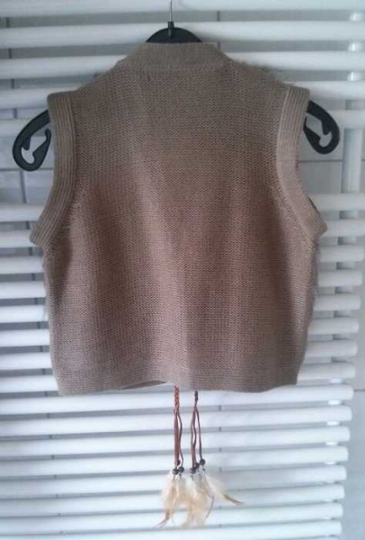 Fellweste im Indianerstyle