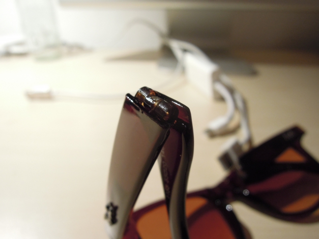 Ray Ban Wayfarer Folding falbare klappbare Sonnenbrille / braun