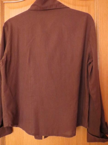 Bluse,braun,Langarm