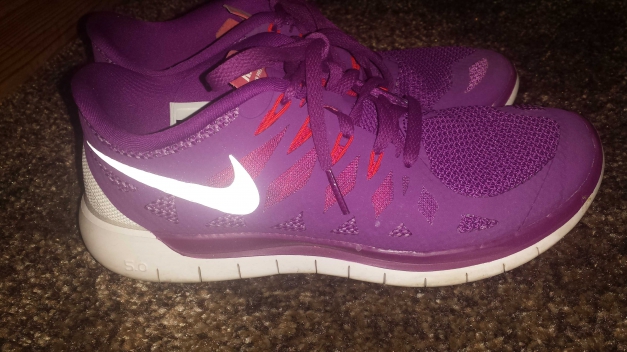 Nike free 5.0 / lila / weiß / 38,5