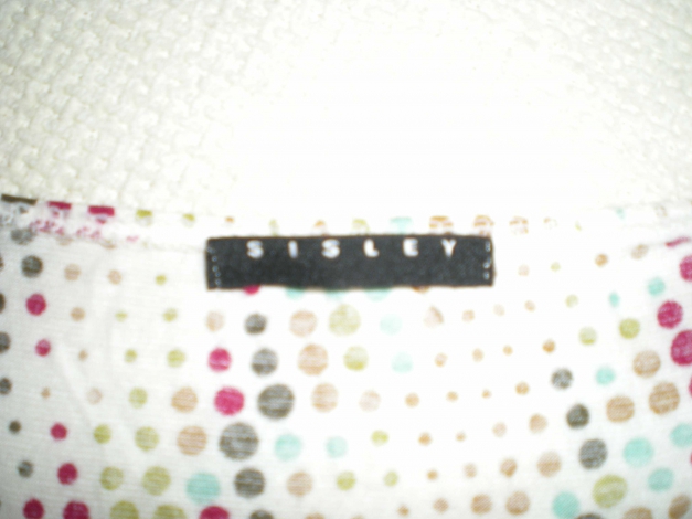 Sisley Sommerkleid mit Punkten Gr. S