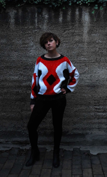 True Vintage Oversize Pullover Muster