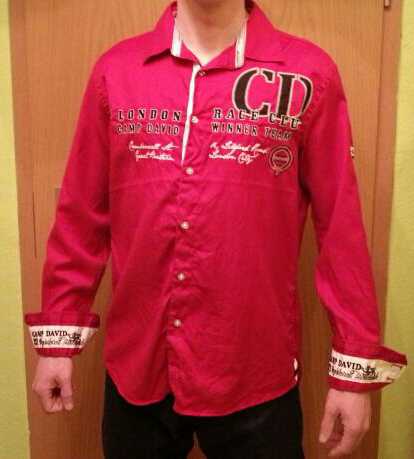 Original Camp David Hemd rot