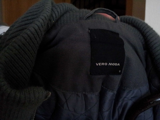 gesteppter Parka Used Look