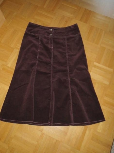 2-Teiler (Jacke und Rock ), aubergine, Gr.42/M, neu