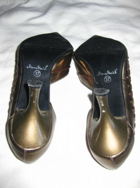  stylish elegante Pumps gold/bronze  
