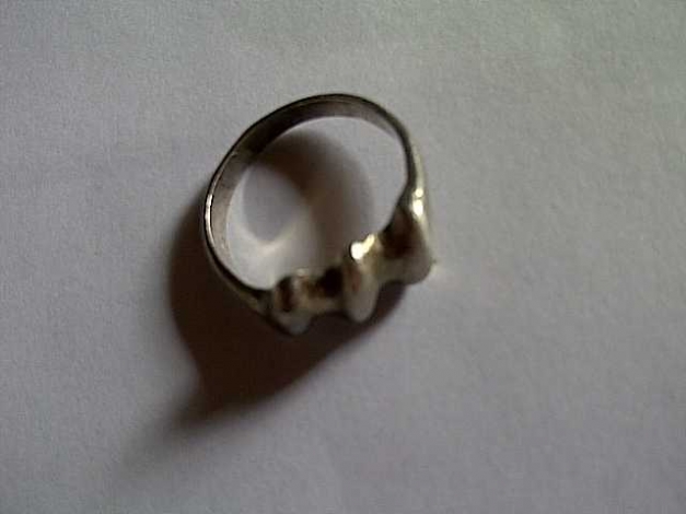 alter Zierring vergoldet