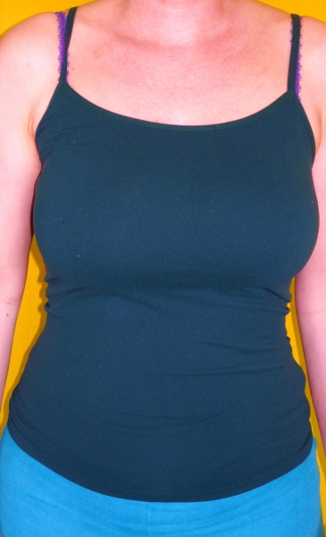 Flaschengrünes Top Gr. 38