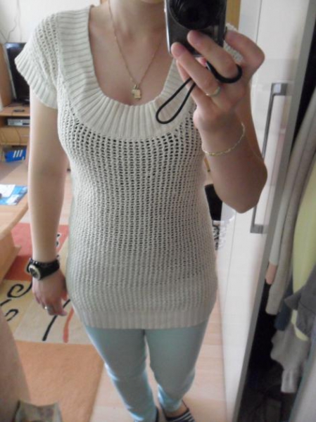 Oberteil mit Maschen