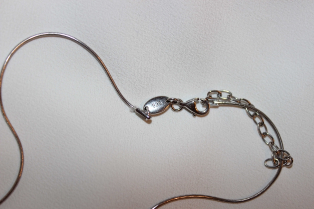 Fossil Silberkette Herz