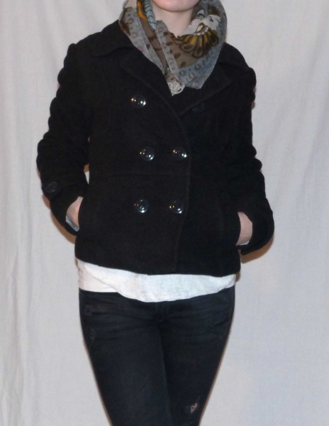 schwarze Jacke
