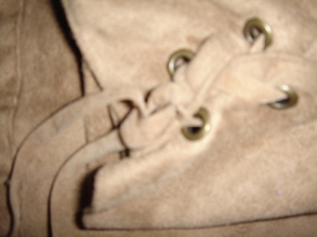 wunderschöne wildlederbluse gr.40 mit sexy schnürung.hüftseits mit reissverschluss 