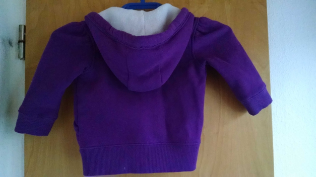 Übergangs-Sweatjacke Gr. 86 in lila