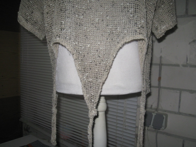  *** Netzzipfelshirt ~ Hängerchen ~ Lochstrick ~ Lagenlook ***