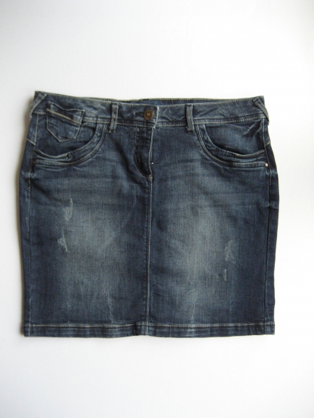 C&A Jeans Minirock, Stretch. Rock Denim, Gr. 40