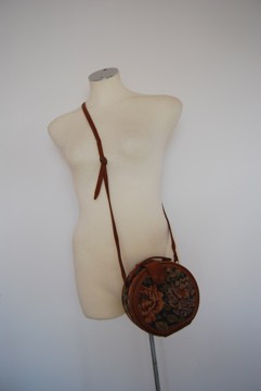 Gobelin/Leder  Vintage  Umhängetasche Trendi