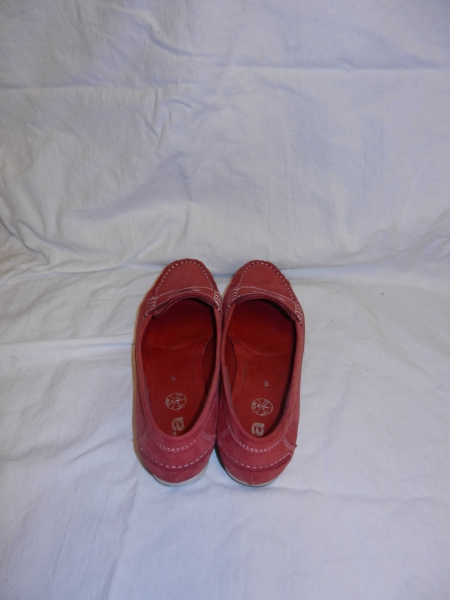 Halbschuhe von Ara, Rot mit Weiß