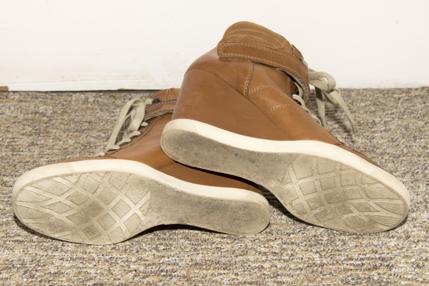 Cognac-braune Buffalo Wedges