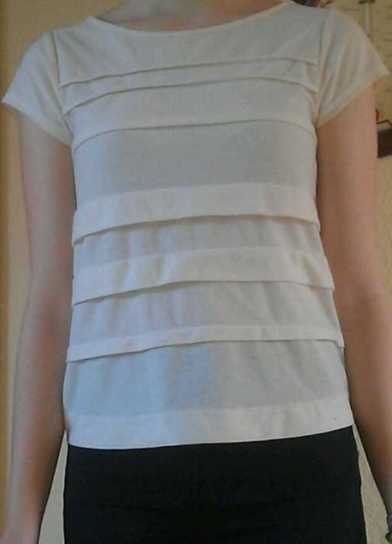 Schönes weißes, nude Shirt von Promod 