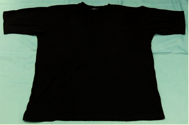 Once Again T-Shirt mit V-Ausschnitt - Größe XXL - 100 % Baumwolle - schwarz