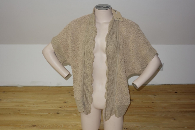 ICHI Nemo-CA Smoke Gray Weste Strick  - Neu -   NP 49,95 Euro  Gr. M