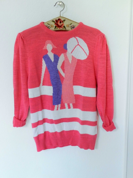 oversize vintage granny hipster blogger pulli