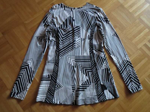 Tunika, schwarz-weiß, schick