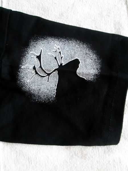 Designer Finnland-Shirt mit Elch *Finland* *Gothic* *Arctic Merlin*