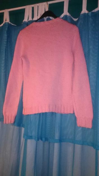 Strickpullover rosa Stern Blogger