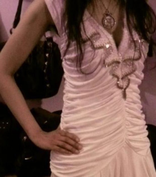 Kleopatra Kleid / Dress *Abendkleid* *Cocktaildress* *Cocktailkleid* *Weiss* *Gold* *Silber* *WGT* 