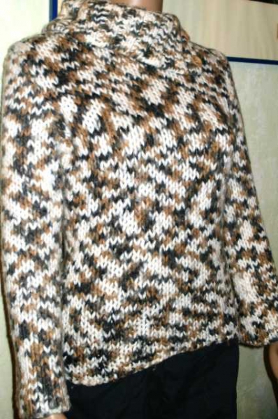 Pullover, Strick mit Kragen von Multiblue S/36 gemustert