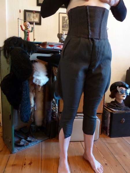 Reiterhose - Breeches - Stiefelhose - Designerhose - Korsage - Burlesque