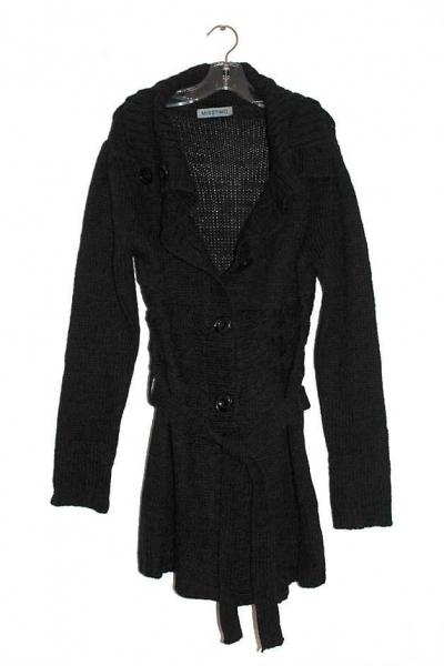 Strickjacke, Cardigan, schwarz Blogger