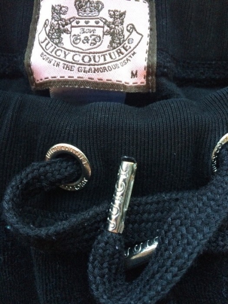 Toller Juicy Couture Anzug / Tracksuit , Nicki , schwarz , Gr. M , Glitzer 