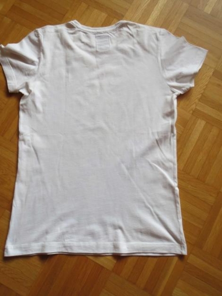 T-Shirt,Kurzarm,weiß-bunt,Gr.XS